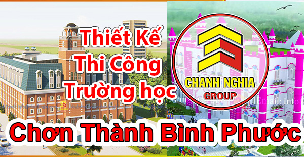 thiết kế thi công trường học tại Chơn Thành Bình Phước