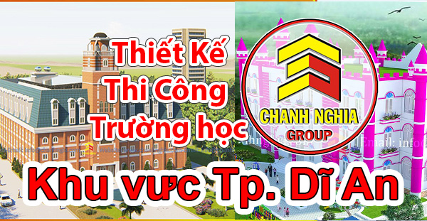 thiết kế thi công trường học tại Dĩ An Bình Duong