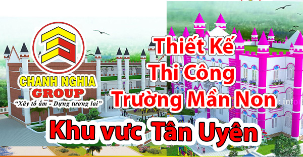 thiết kế thi công trường mầm non tại Tân Uyên Bình Dương