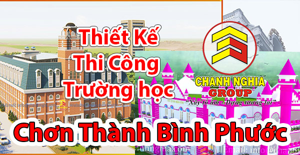 thiết kế thi công trường mầm non tại chơn thành bình phước