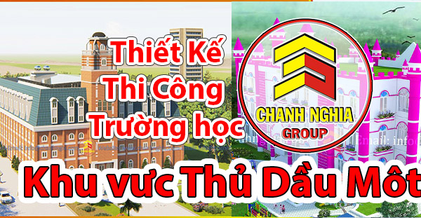 thiet ke thi cong truong hoc tai Thu Dau Mot Binh Duong