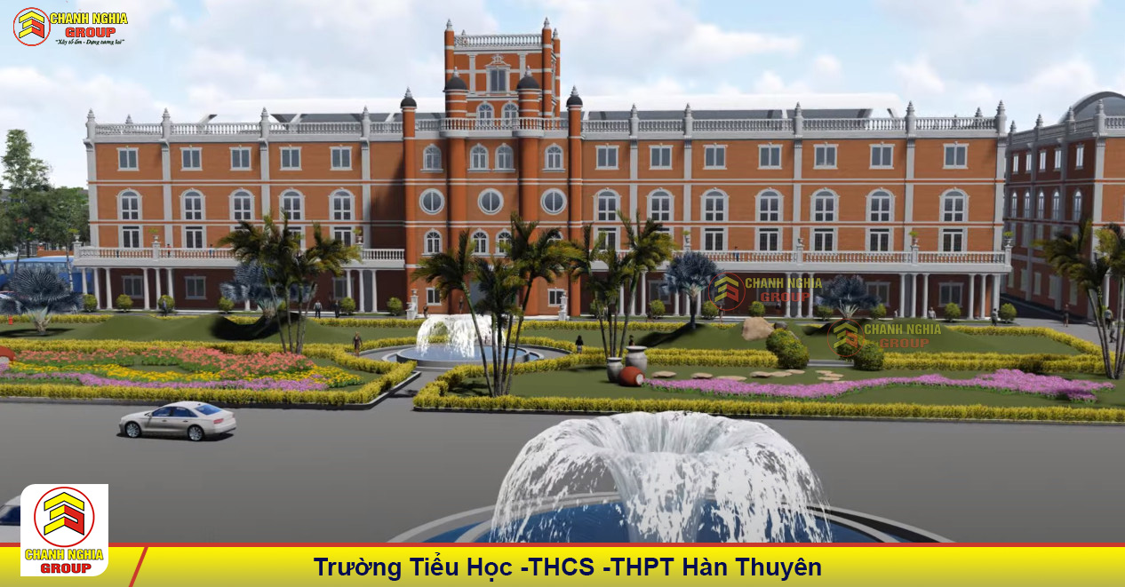 Thi cong truong tieu hoc trung hoc co so han thuyen Binh Duong Chanh Nghia Grioup 5