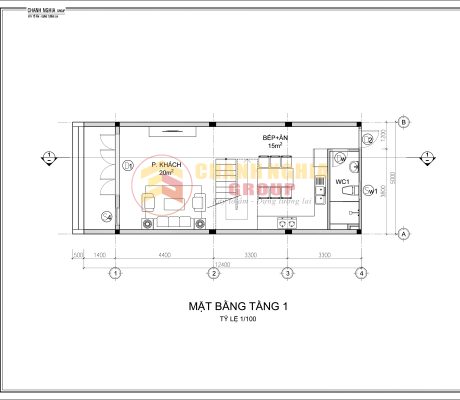 mau nha pho 1 tret 1 lau hien dai tien nghi 2