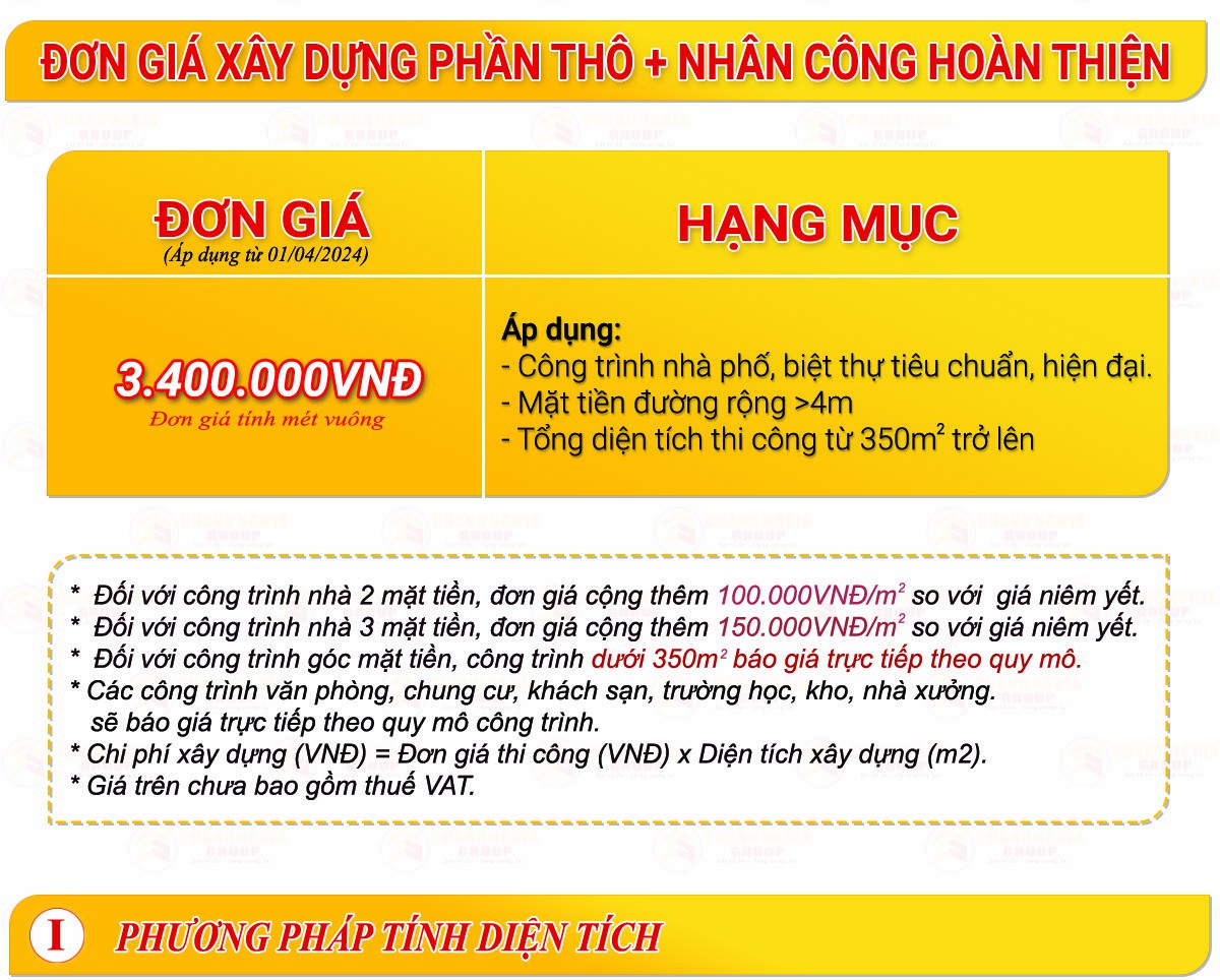 don gia xay dung o Binh Duong 2024 1