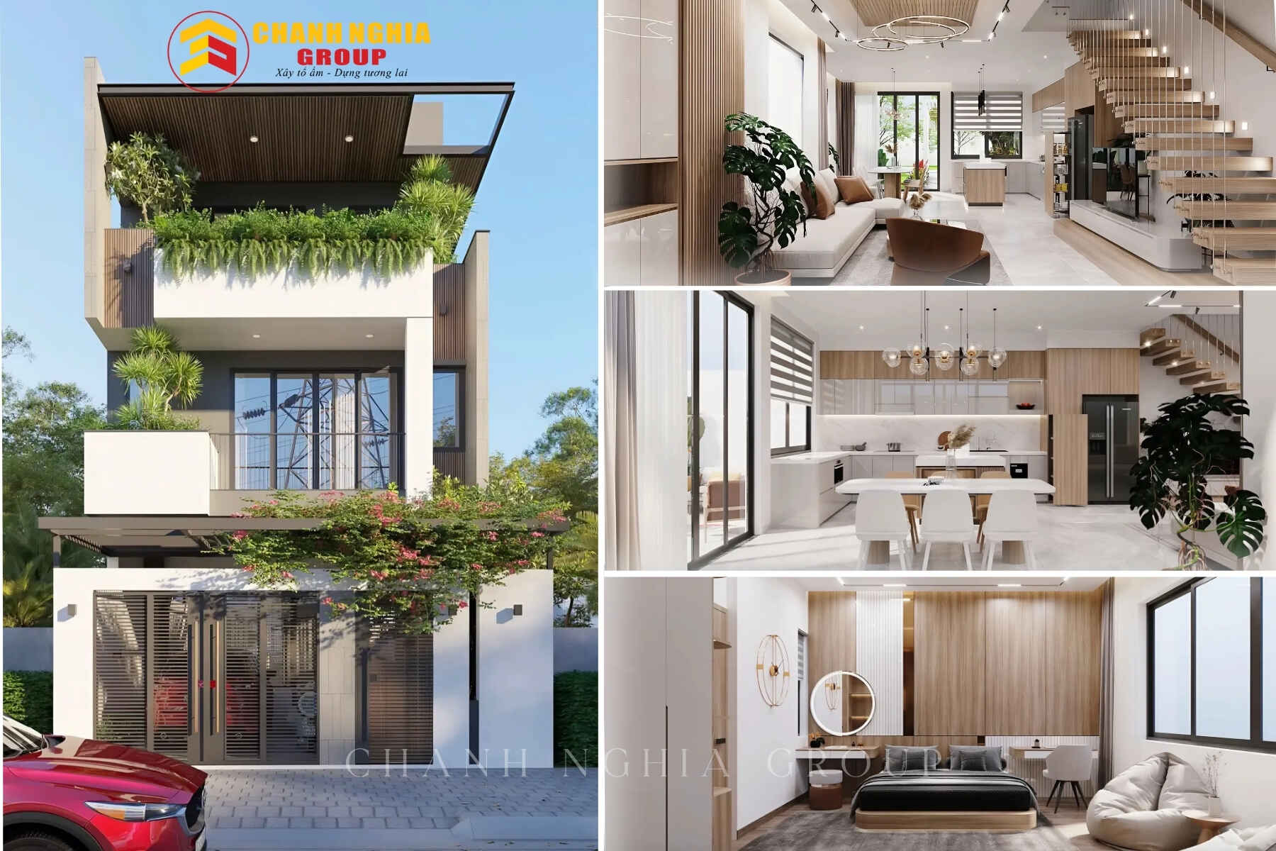 Công ty xây nhà phố trọn gói uy tín tại phường Bến Cát TP.HCM