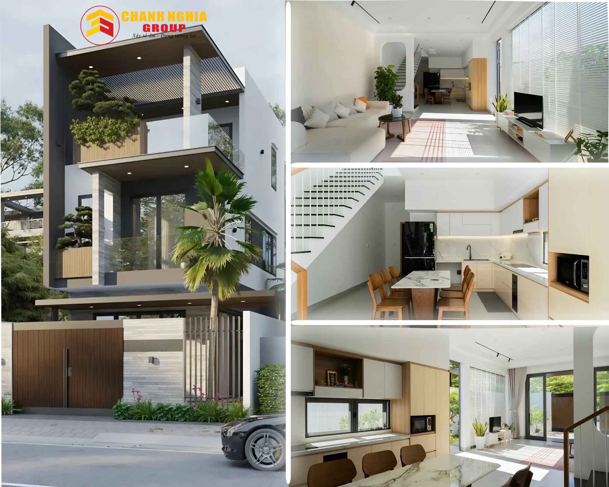 Công ty xây nhà phố trọn gói uy tín tại phường Bến Cát TP.HCM