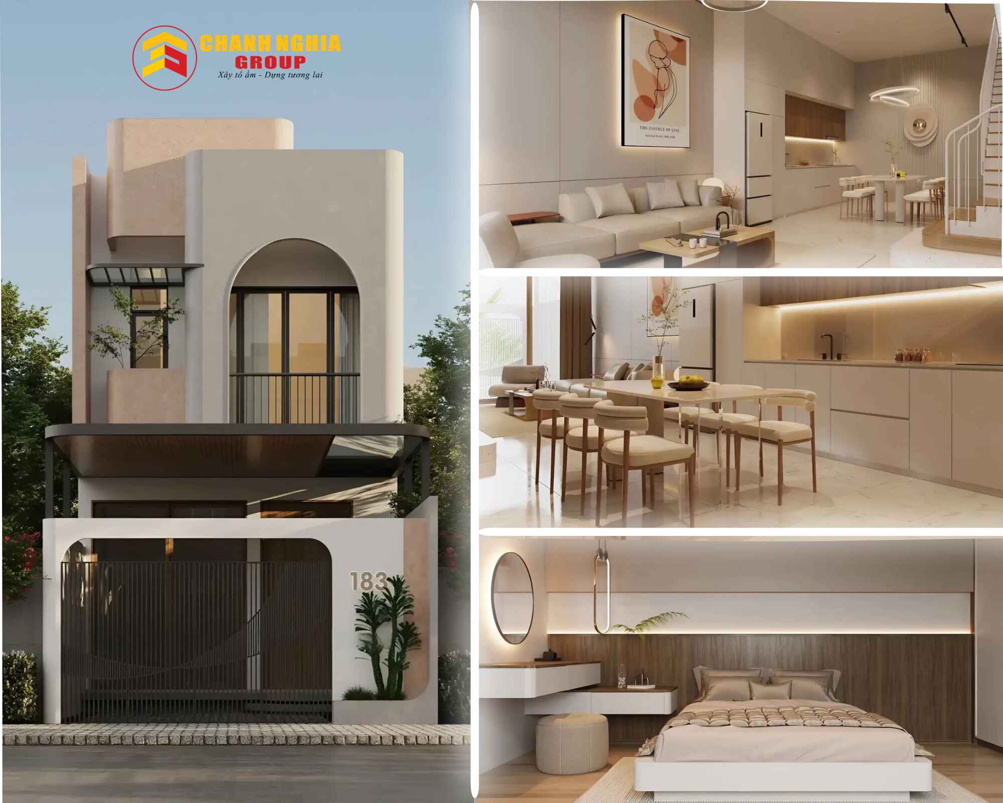 Công ty xây nhà phố trọn gói uy tín tại phường Bến Cát TP.HCM