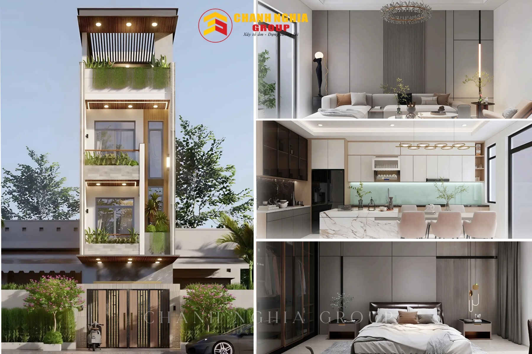 Công ty xây nhà phố trọn gói uy tín tại phường Bến Cát TP.HCM