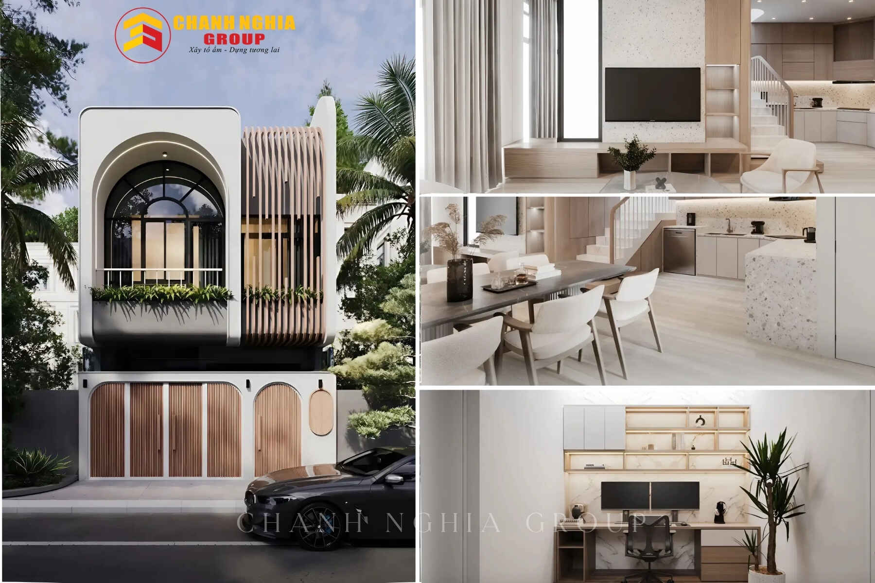 Xây nhà phố trọn gói tại phường Phú An TP.HCM