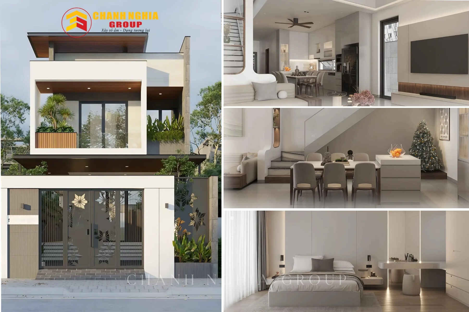 Xây nhà phố trọn gói tại phường Phú An TP.HCM
