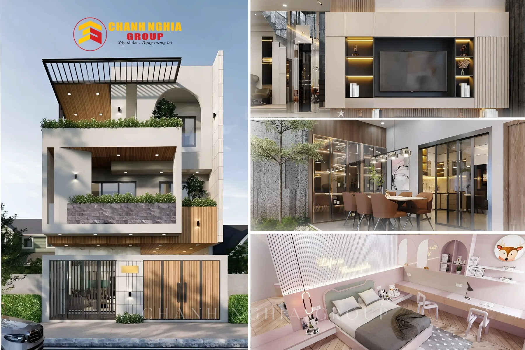 Xây nhà phố trọn gói tại phường Phú An TP.HCM