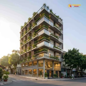 Thiết kế – thi công căn hộ dịch vụ trọn gói tại xã Tân Nhựt TP.HCM tối ưu hiệu quả kinh doanh cho thuê